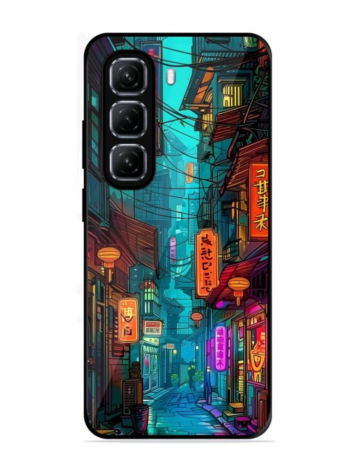 Neon Nightscape Glossy Soft Edge Case for Infinix Hot 50 (5G)