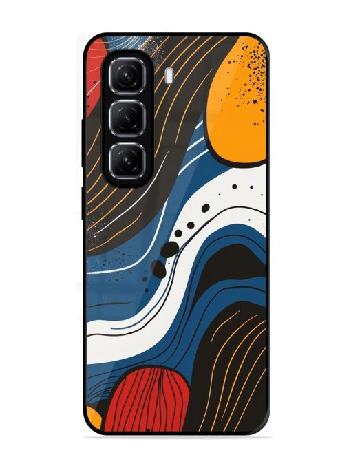 Abstract Expression Glossy Soft Edge Case for Infinix Hot 50 (5G)