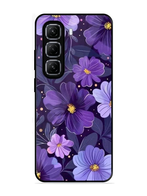 Purple Paradise Glossy Soft Edge Case for Infinix Hot 50 (5G)