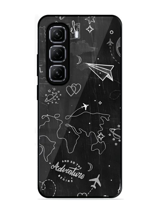 Wanderlust Sketchbook Glossy Soft Edge Case for Infinix Hot 50 (5G)