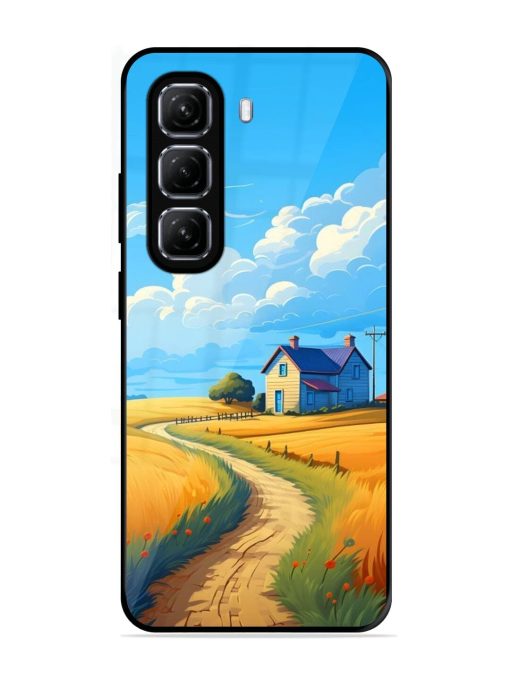 Countryside Cottage Glossy Soft Edge Case for Infinix Hot 50 (5G)