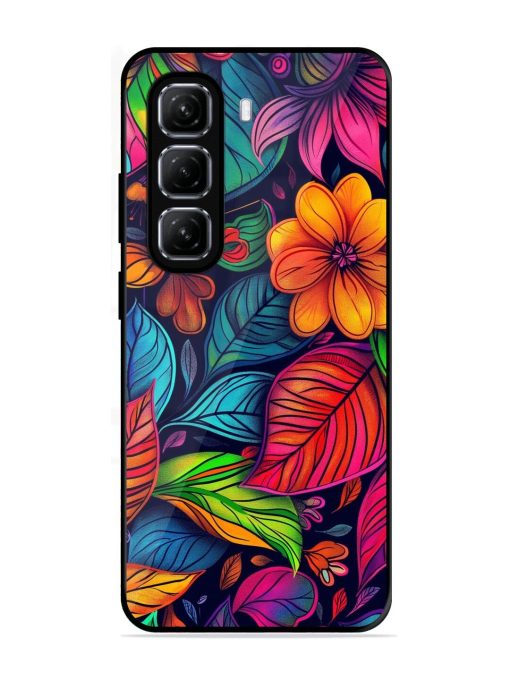 Rainbow Of Blooms Glossy Soft Edge Case for Infinix Hot 50 (5G)