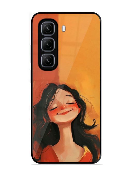 Neon Girl Glossy Soft Edge Case for Infinix Hot 50 (5G)