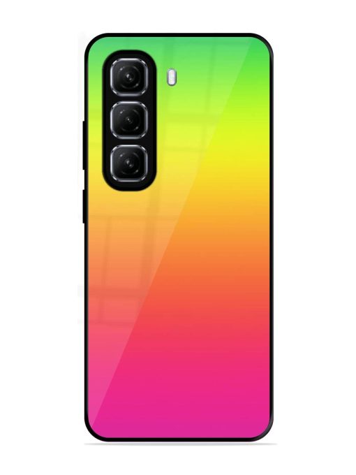 Rainbow Gradient Glossy Soft Edge Case for Infinix Hot 50 (5G)