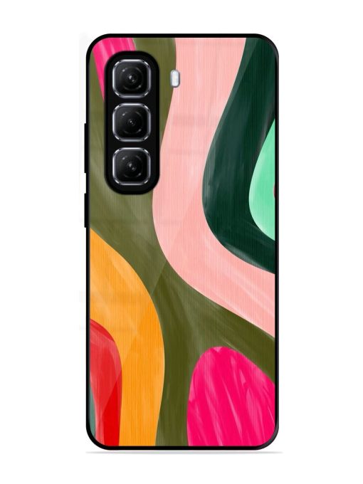 Wavy Wonderland Glossy Soft Edge Case for Infinix Hot 50 (5G)