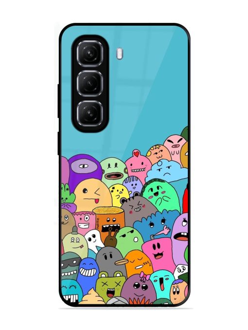 Monster Mash Glossy Soft Edge Case for Infinix Hot 50 (5G)