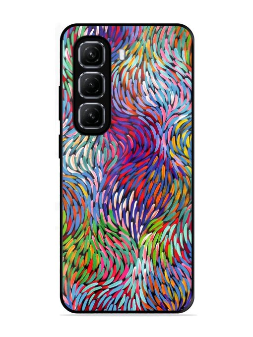 Vibrant Waves Glossy Soft Edge Case for Infinix Hot 50 (5G)