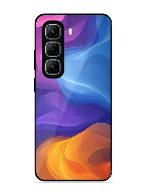 Cosmic Currents Glossy Soft Edge Case for Infinix Hot 50 (5G)