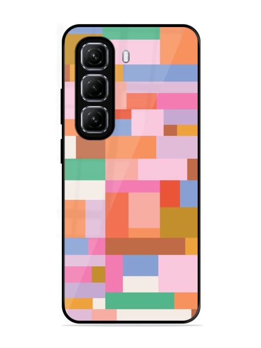 Colorful Chaos Glossy Soft Edge Case for Infinix Hot 50 (5G)