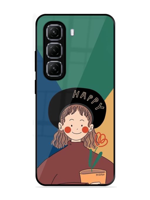 Happy Momo Glossy Soft Edge Case for Infinix Hot 50 (5G)