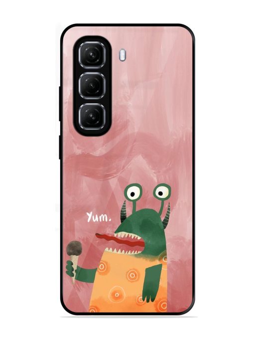 Hungry Monster Glossy Soft Edge Case for Infinix Hot 50 (5G)