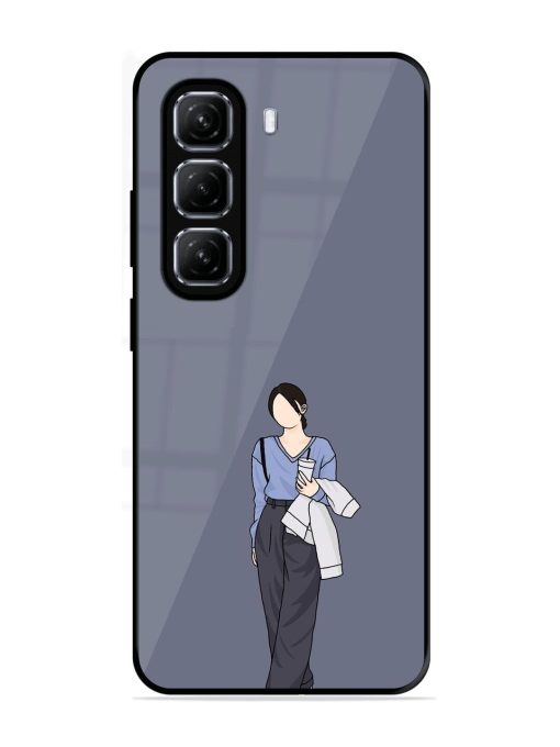 Simple Elegance Glossy Soft Edge Case for Infinix Hot 50 (5G)