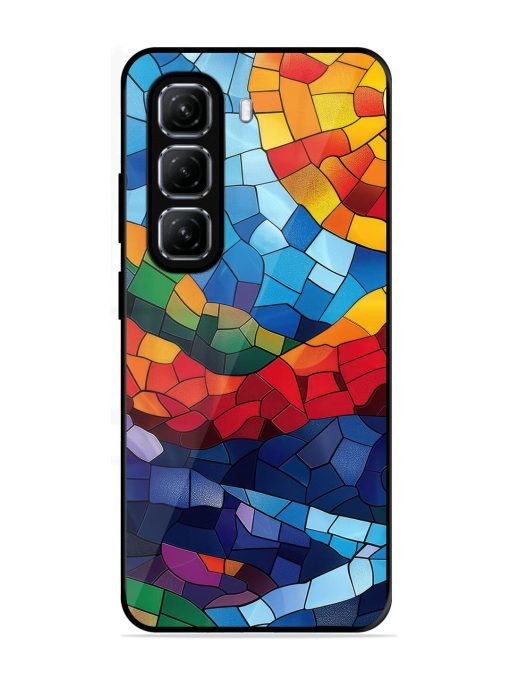 Mosaic Sunset Glossy Soft Edge Case for Infinix Hot 50 (5G)