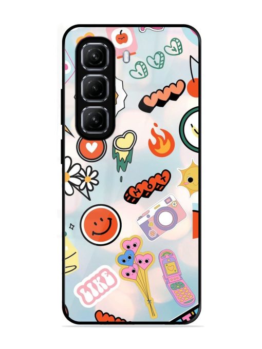Cheerful Glossy Soft Edge Case for Infinix Hot 50 (5G)