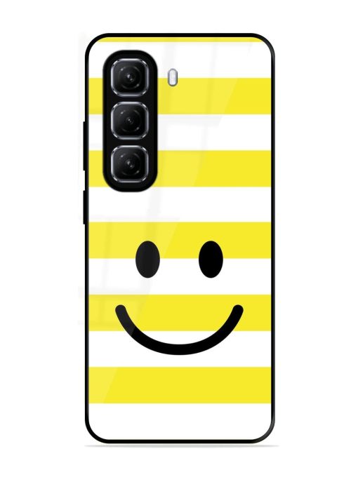 Smiling Stripes Glossy Soft Edge Case for Infinix Hot 50 (5G)