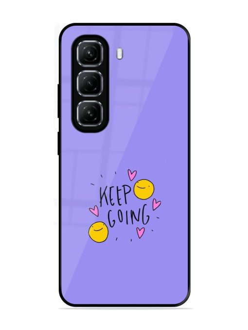 Smiling Through It All Glossy Soft Edge Case for Infinix Hot 50 (5G)