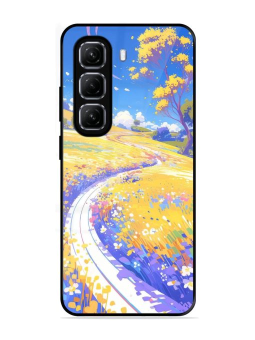 Vibrant Spring Meadow Glossy Soft Edge Case for Infinix Hot 50 (5G)