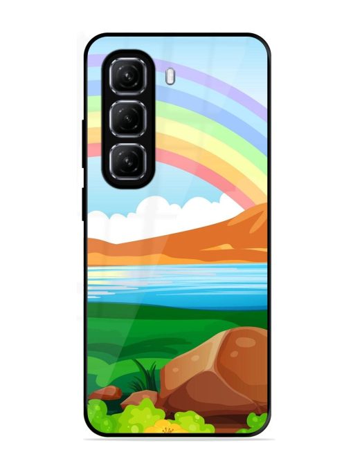 Rainbow Over The Lake Glossy Soft Edge Case for Infinix Hot 50 (5G)