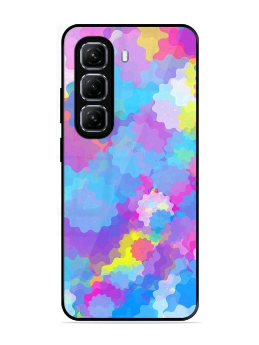 Psychedelic Cloud Burst Glossy Soft Edge Case for Infinix Hot 50 (5G)