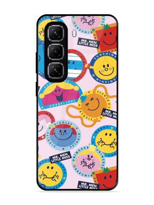 Whimsical Mr. Men & Little Miss Glossy Soft Edge Case for Infinix Hot 50 (5G)