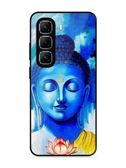 Serene Buddha With Lotus Glossy Soft Edge Case for Infinix Hot 50 (5G)