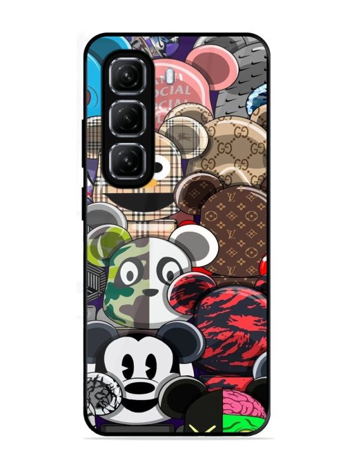 Streetwear Bearbrick Extravaganza Glossy Soft Edge Case for Infinix Hot 50 (5G)