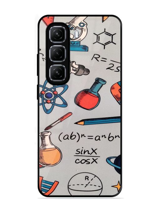 Science Doodle Delight Glossy Soft Edge Case for Infinix Hot 50 (5G)