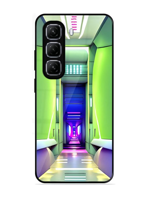 Neon Corridor Glossy Soft Edge Case for Infinix Hot 50 (5G)