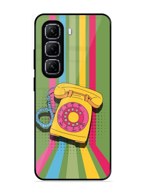 Retro Dialer Glossy Soft Edge Case for Infinix Hot 50 (5G)