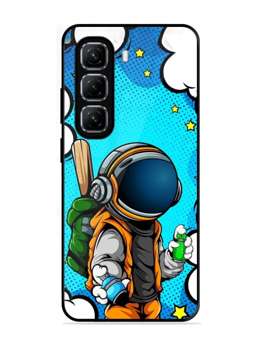 Space Graffiti Artist Glossy Soft Edge Case for Infinix Hot 50 (5G)