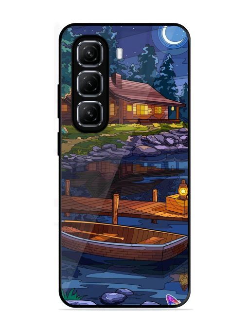 Moonlit Serenity Glossy Soft Edge Case for Infinix Hot 50 (5G)