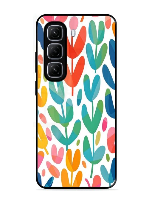 Rainbow Of Blooms Glossy Soft Edge Case for Infinix Hot 50 (5G)