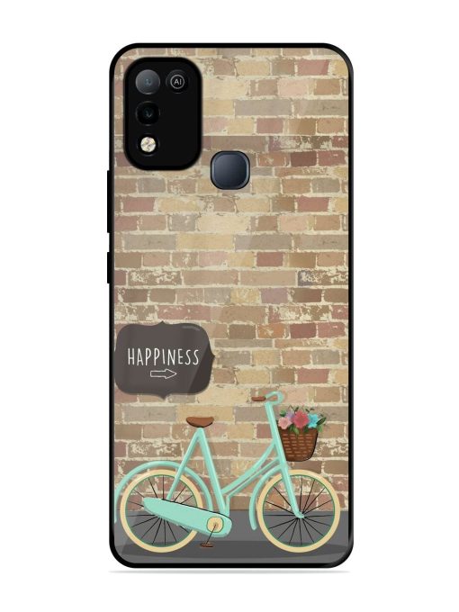 Pedaling Towards Happiness Glossy Soft Edge Case for Infinix Smart 5