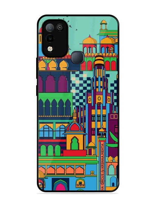 Indian Tapestry Glossy Soft Edge Case for Infinix Smart 5