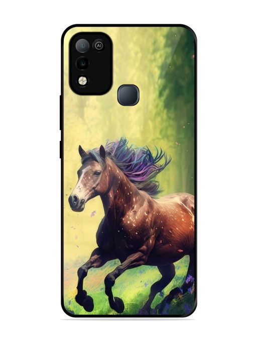 Enchanted Gallop Glossy Soft Edge Case for Infinix Smart 5