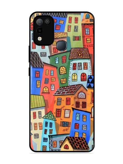 Rainbow House Glossy Soft Edge Case for Infinix Smart 5