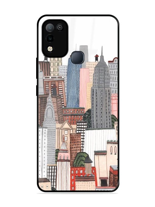 Cityscape Dreams Glossy Soft Edge Case for Infinix Smart 5