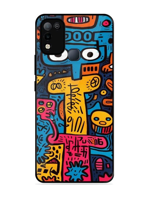 Doodletopia Glossy Soft Edge Case for Infinix Smart 5