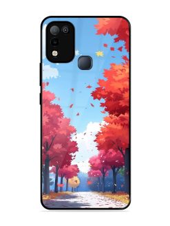 Autumn'S Embrace Glossy Soft Edge Case for Infinix Smart 5
