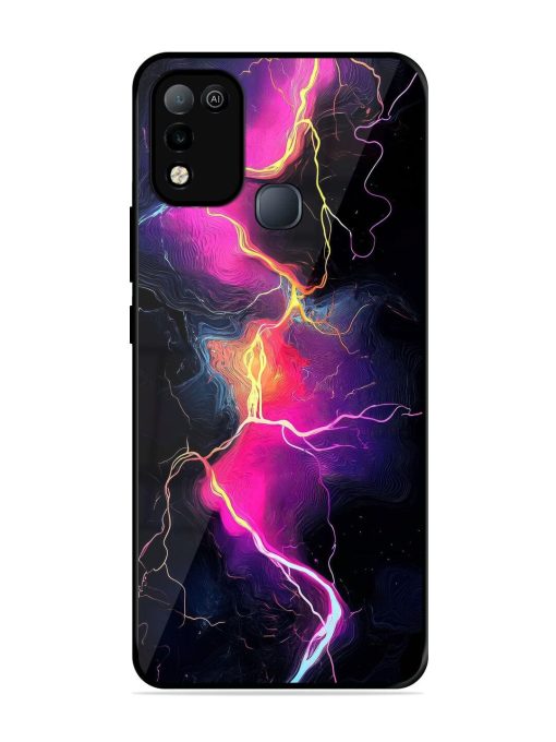 Electric Dreams Glossy Soft Edge Case for Infinix Smart 5