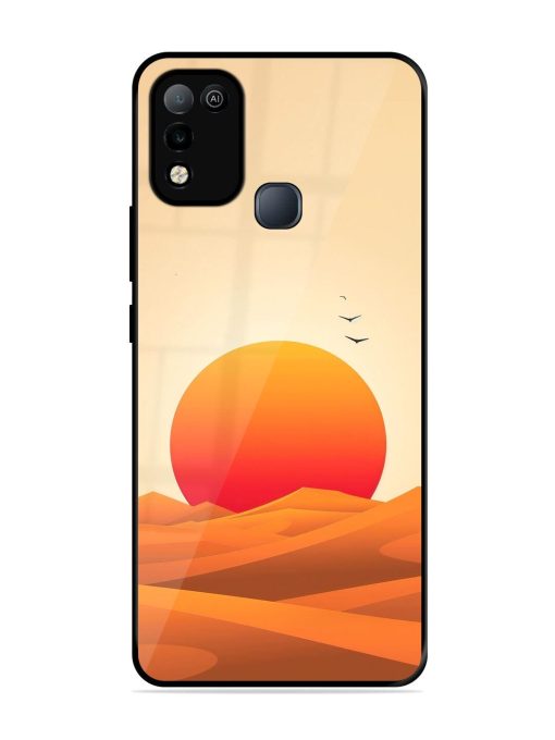 Desert Sunset Glossy Soft Edge Case for Infinix Smart 5