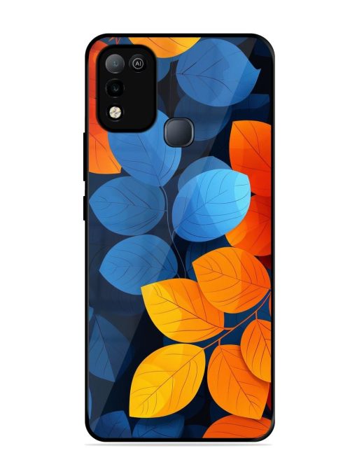 Autumn'S Contrast Glossy Soft Edge Case for Infinix Smart 5