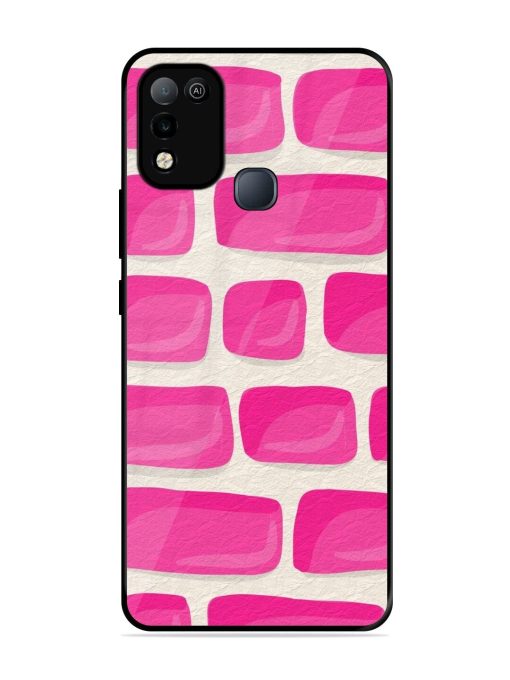 Pink Brick Wall Glossy Soft Edge Case for Infinix Smart 5