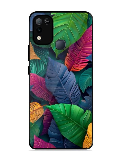 Tropical Tapestry Glossy Soft Edge Case for Infinix Smart 5