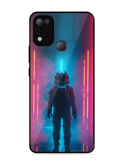 Neon Astronaut Glossy Soft Edge Case for Infinix Smart 5