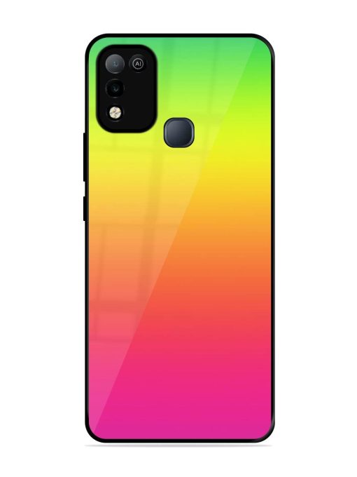 Rainbow Gradient Glossy Soft Edge Case for Infinix Smart 5