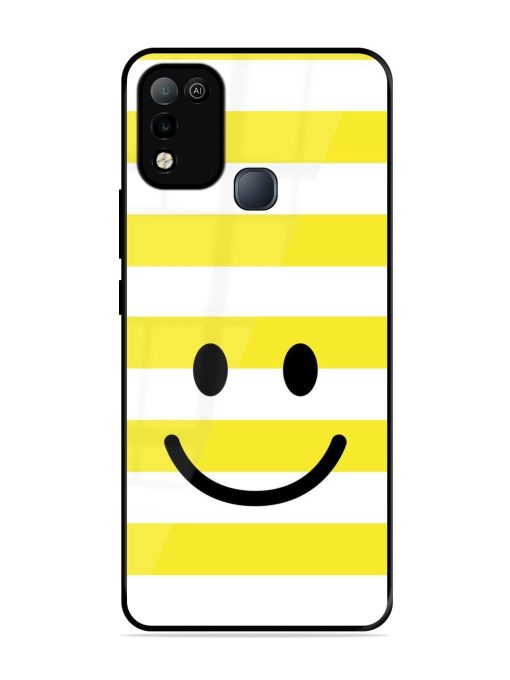 Smiling Stripes Glossy Soft Edge Case for Infinix Smart 5