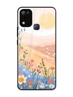 Golden Hour Blooms Glossy Soft Edge Case for Infinix Smart 5