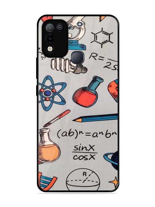 Science Doodle Delight Glossy Soft Edge Case for Infinix Smart 5