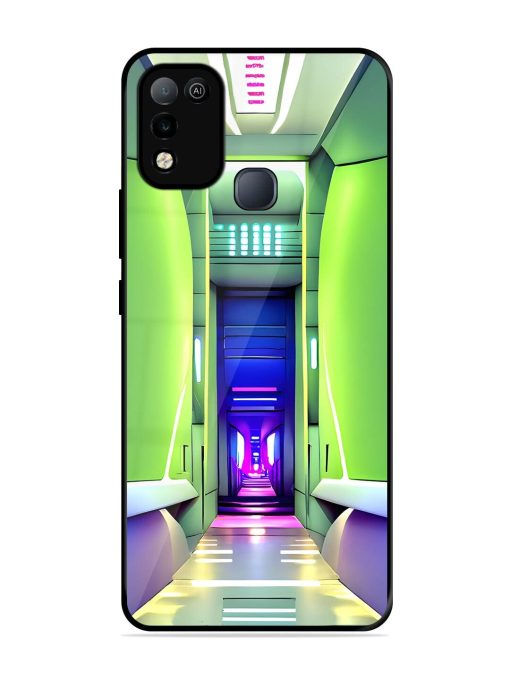 Neon Corridor Glossy Soft Edge Case for Infinix Smart 5